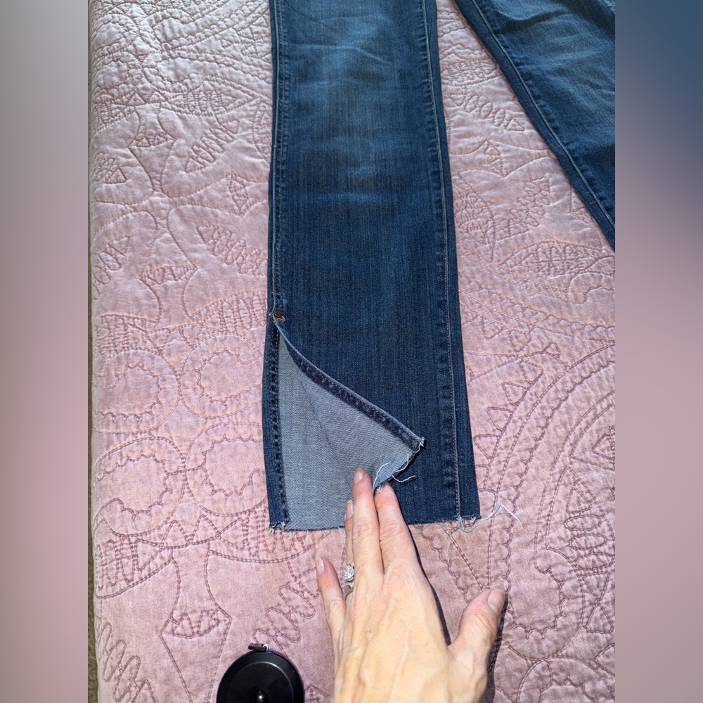 Liverpool Dark Blue Ankle Jeans - Picture 2 of 14
